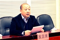 大荔县县长王青峰做交流发言